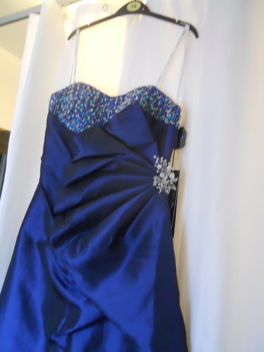 Jora navy blue taffeta - -,