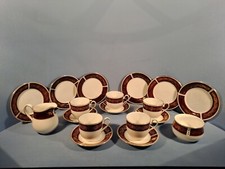 ELIZABETHAN BURGUNDY PATTERN