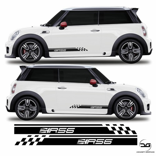 R56 half side stripes - half, for