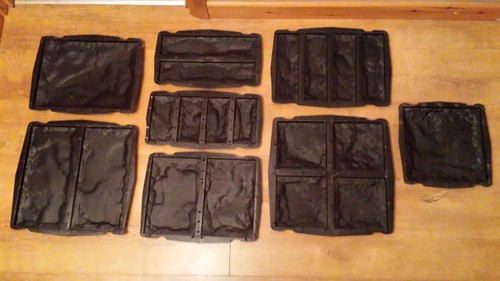 Concrete mould paving slab