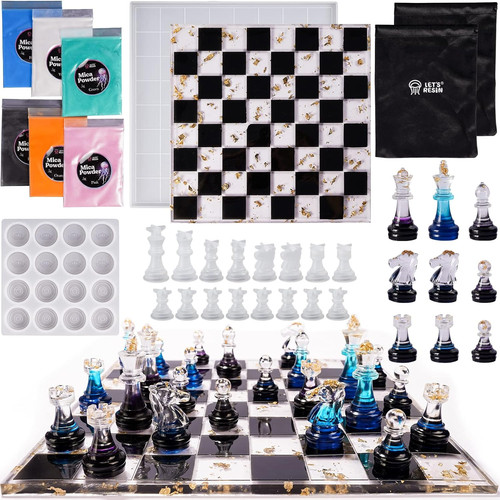 Let resin chess molds - resin, for