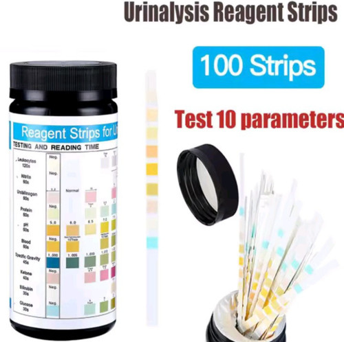 100 strips urine test - test, strip