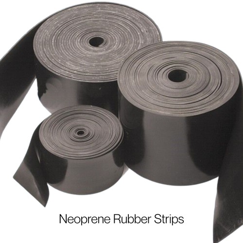 Solid neoprene rubber strip - rubber,