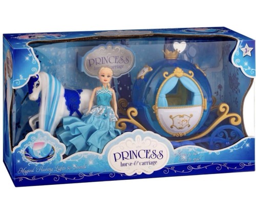 Princess horse carriage doll - princess, &