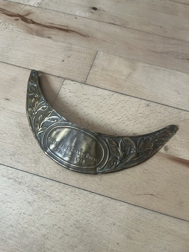 Ww1 french adrian helmet - adrian, brass