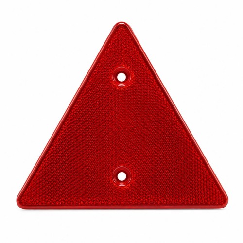 Triangle reflector 70mm red - triangle,