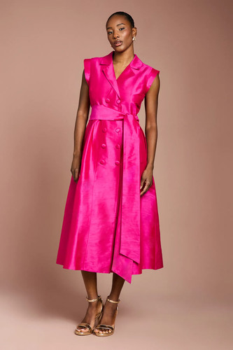 Coast magenta fit flare - fit,