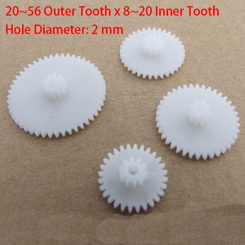 Teeth plastic gears - 20~56,