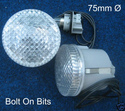 75mm side reverse - 75mm, lamp/light