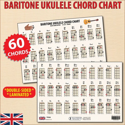 Hamcor baritone ukulele chord - baritone,