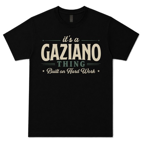 Gaziano thing built on - built,