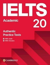 Cambridge IELTS 20 Academic TextBook Book+ Answer Key 2025 LATEST BRAND NEW