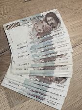 100.000 Lire Caravaggio I Tipo - Italia Repubblica - Leggere Descrizione