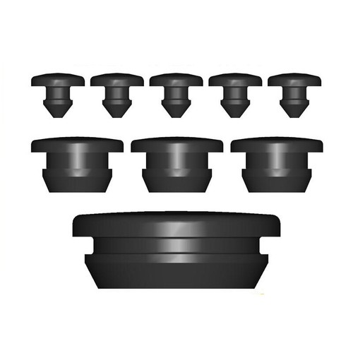 6mm snap on - hole, plug