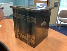 Antique Log Box, Bound Metal