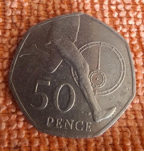 50p coin olympic - coin,
