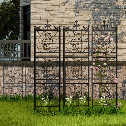 Tall thick metal garden - tall,