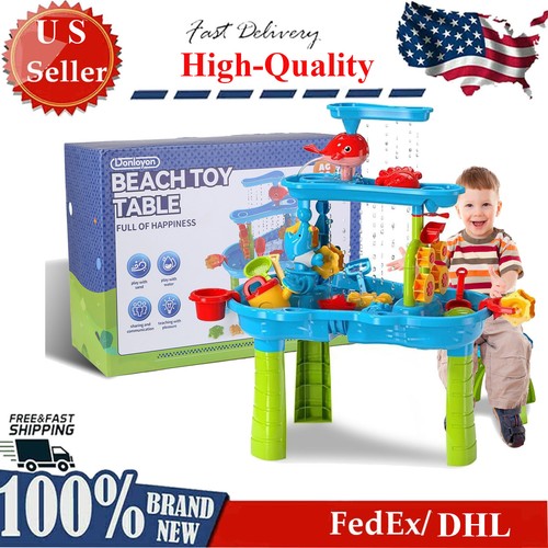 Kid sand water table - water, toddler