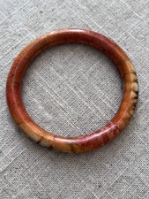 Vintage Apple Coral Bangle -