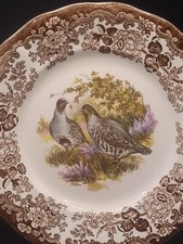 Vintage Royal Worcester Group Game Series Palissy Plate Pottery 250mm RfC#18