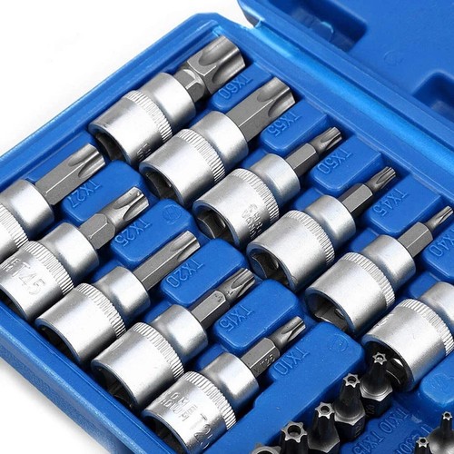 34pcs torx star socket bit - star,
