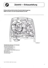 BMW E30 EBA Installation Manual Cruise Control Cruise Control