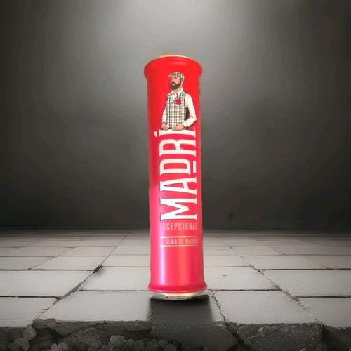 Madri beer tap - tap, font