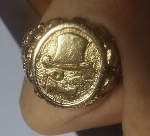 14kt rare gold ring - gold, mid