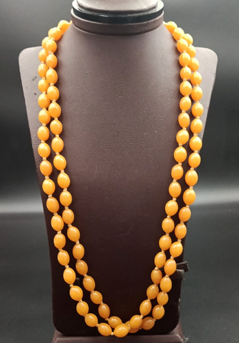 Vintage yellow old resin - yellow,