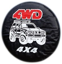 4X4 TYRE COVER 4WD SPARE WHEEL FRONTERA PAJERO SHOGUN TOYOTA KIA PRADO LANDROVER