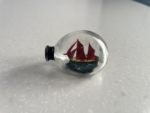 Vintage miniature ship a - vintage,