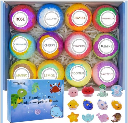 12pcs bath bomb with surprise - bomb,
