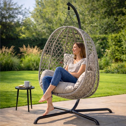 Jsh hanging egg - chair, light