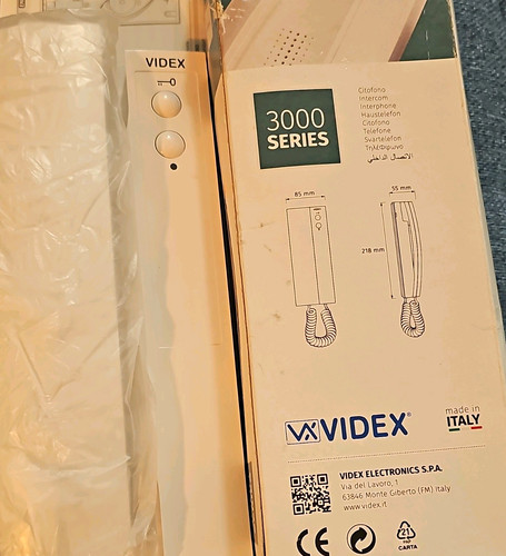 Videx 3000 series audio - series, door