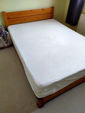 King Size Solid Pine Wood Bed