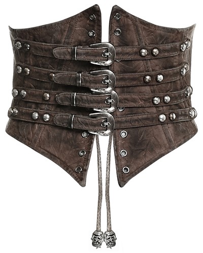 Punk rave steampunk corset - rave,