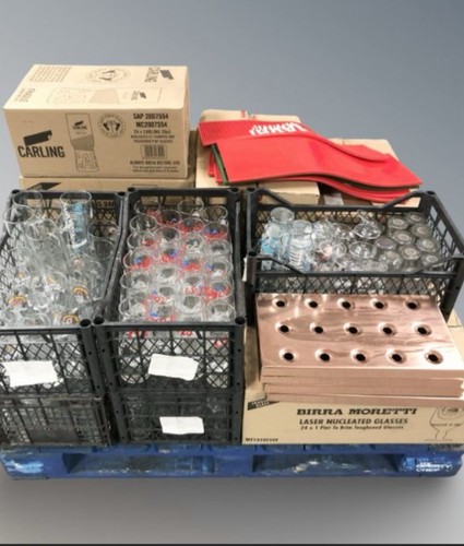 Joblot brewery items - of,