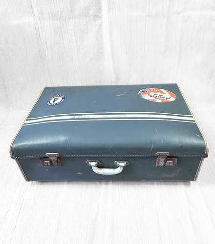Vintage suitcase large 1960s - vintage,
