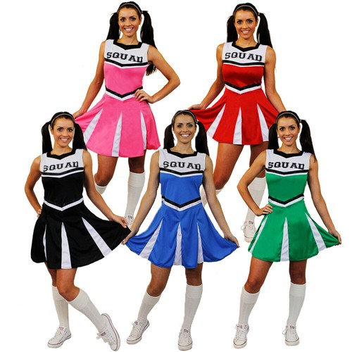 Ladies cheerleader costume - cheerleader,