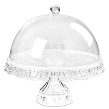 Cake Stand Vintage Dome Cover Afternoon Tea Wedding Party Tableware