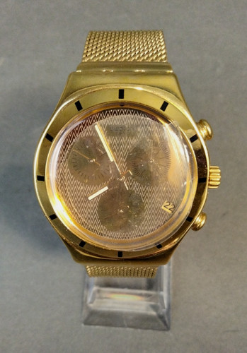 Swatch irony chrono golden - swatch, 'golden