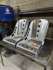 Aluminium Bucket Seat, Low Top Bomber - x2 - Hot Rod, VW, Mini, Classic, Race