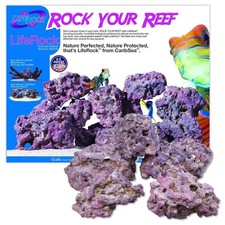 Caribsea Life Rock Box Real Reef Aquarium Marine Purple Live Rock Fish Tank