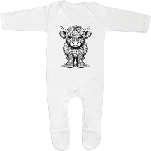 Baby highland cow boots - boots',