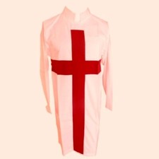 MASONIC REGALIA-MASONIC KNIGHTS TEMPLAR (KT) MANTLE & TUNIC SET WITH RED CROSS