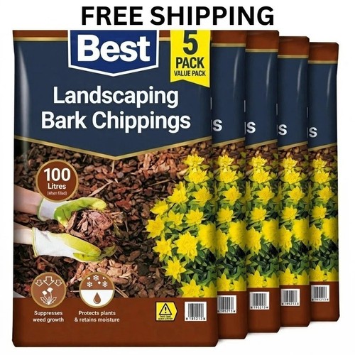 500l decorative garden bark - 500l,