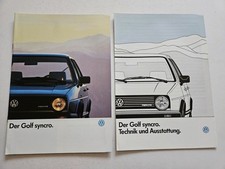 VOLKSWAGEN GOLF SYNCRO SALES