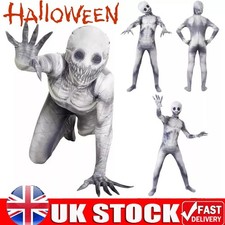 UK Kids The Rake Morphsuit Boys Girls Creepepasta Halloween Fancy Dress Costume