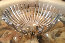 Large Silver Stainless Steel