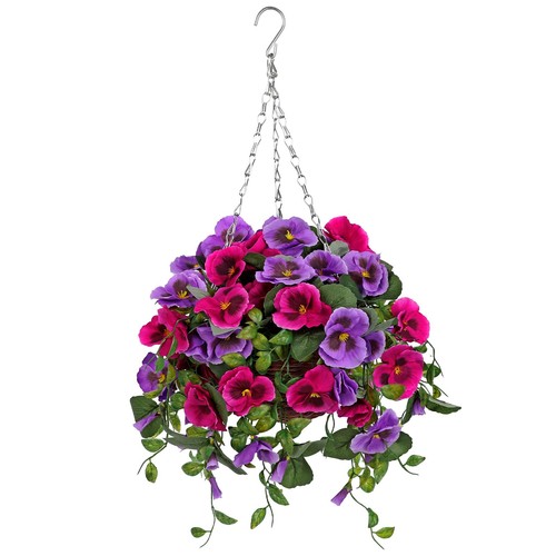 Artificial hanging basket - artificial,